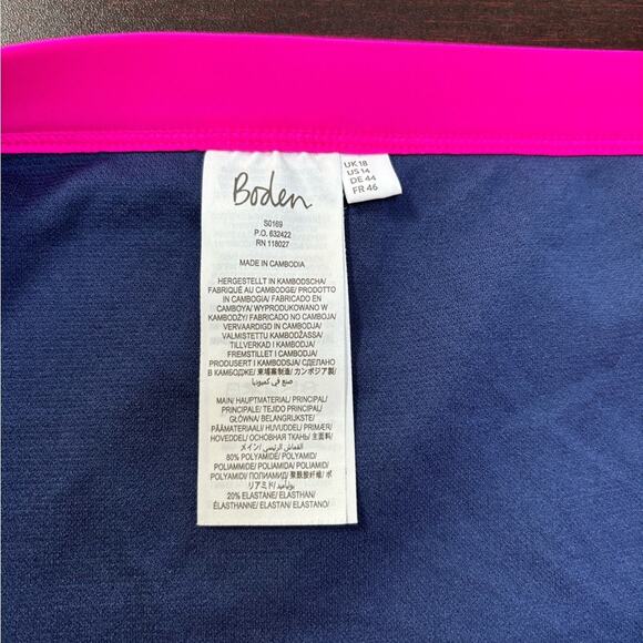 Boden Women’s Santorini Bikini Bottom Colorblock Swim bottom Size 14 - Picture 5 of 7